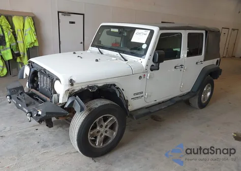2014 Jeep Wrangler Unlimited Sport from USA, damaged, VIN 1C4BJWDG3EL251875